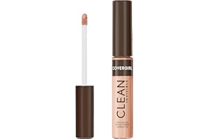 Covergirl Clean Invisible Concealer, Lightweight, Hydrating, Vegan Formula, Classic Ivory 110, 0.23oz