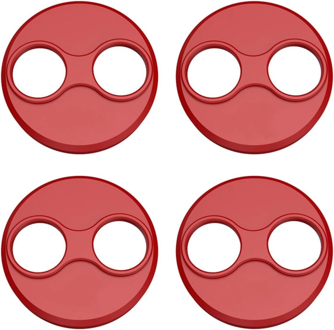 SHEAWA Aluminum Alloy Covers Dust-proof Anti-Scratch Motor Protective Covers Set for DJI Mavic Mini Drone Accessories (Red)