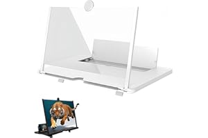 Screen Magnifier New Version, Foldable Phone Screen Magnifier, Pull Out Phone Screens Amplifier, Clear and Lightweight for Wa