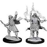 Elf Sorcerer Male Miniature Figure Pathfinder Battles Deep Cuts Unpainted Miniatures WizKids