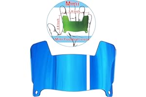 DUTYBOD Mini Football Helmet Visor Clear with Clips Universal Fit for Collectors and Display