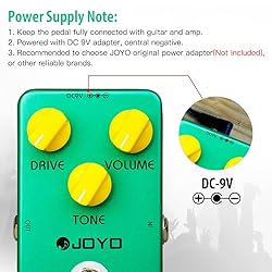 JOYO Vintage Overdrive Pedal Classic Tone for
