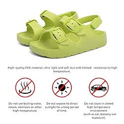 ChayChax Toddler Boys Girls Double Buckle Sandals