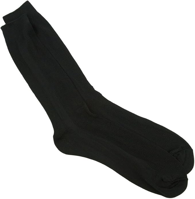 Kohana Mens Nylon Dress Socks with Comfort Band Size 1013 Six Pairs