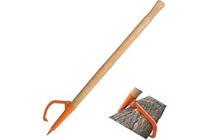 OAOLOWF Peavey Cant Hook - 49" Log Peavy - Retractable 16" Opening Felling Tool