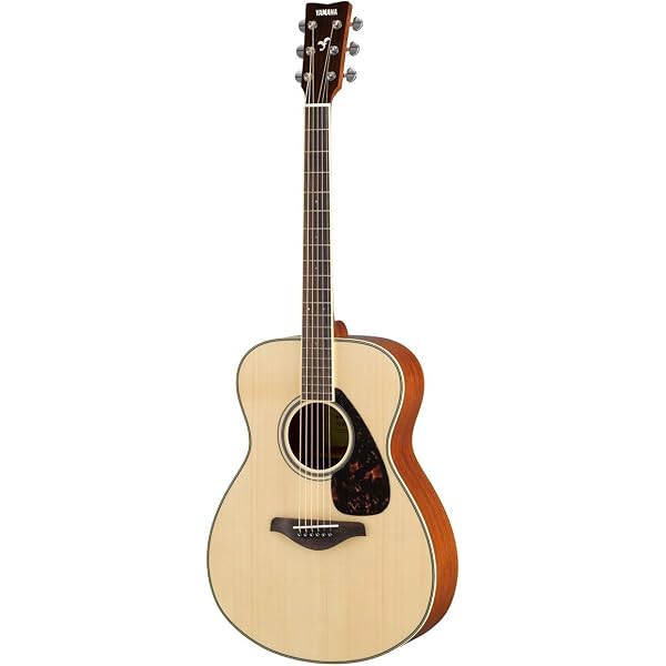 Amazon.com: Yamaha FS820 Small Body Solid Top Acoustic Guitar