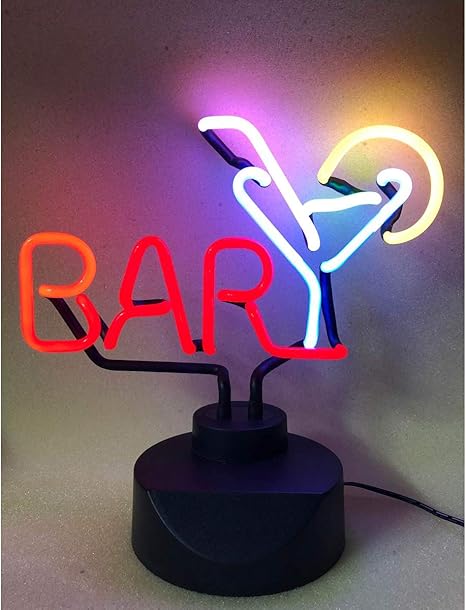 neon desk sign