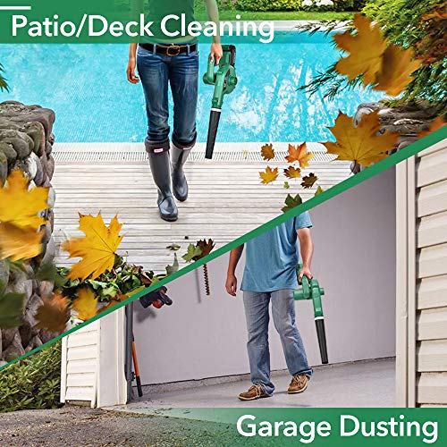 image for KIMO Cordless Leaf Blower - 20V 4.0 AH Lithium Battery Powered Lightwe