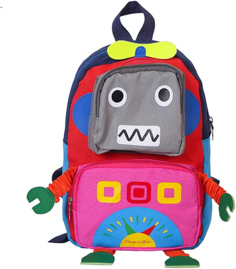 LULU Bag Children Backpack Large Kindergarten Cartoon Schoolbag for Kids Robot Backpack