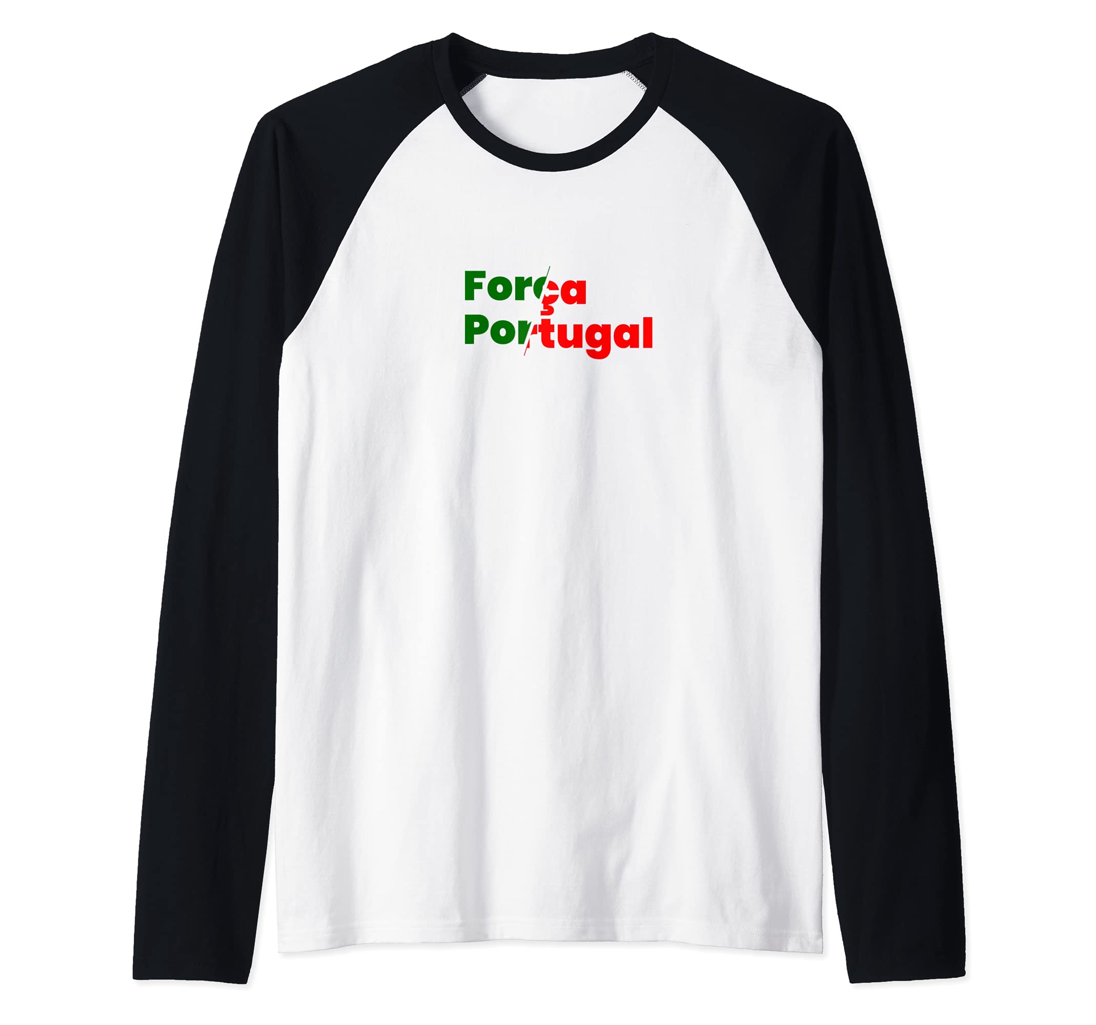 Flag Portugal Raglan Baseball Tee
