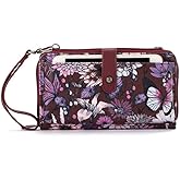 Sakroots Artist Circle Smartphone Crossbody in Coated Canvas, Detachable Wristlet Strap