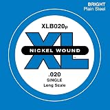 D'Addario .020 Plain Steel Long Scale Bass String view 2