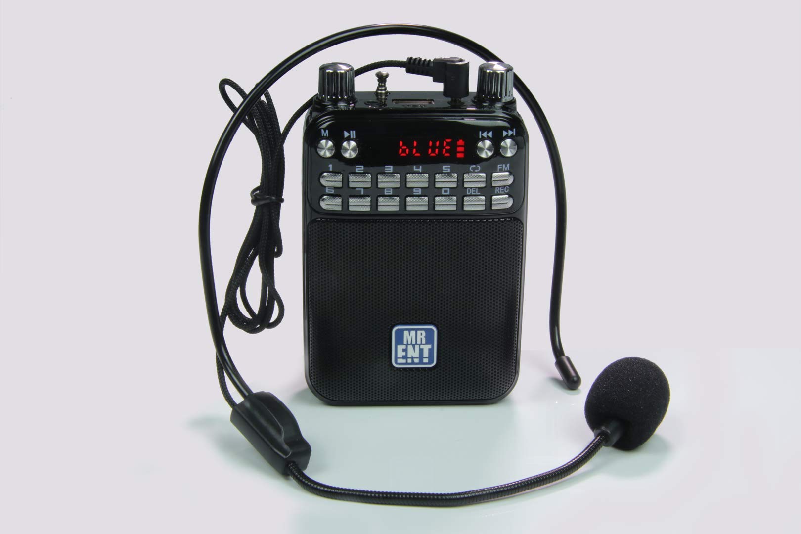 Mr Entertainer Popbox Portable Karaoke Speaker, Voice Amplifier & Headset Microphone. Kids Karaoke Machine that works with any Smartphone, iPad or Tablet