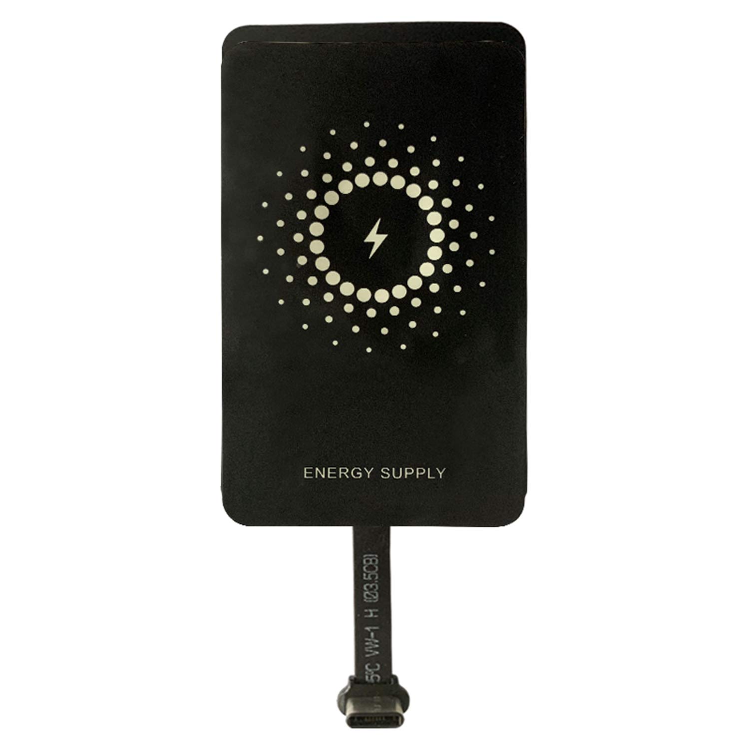 MyMAX – USB Type C 1300mA Magic Tag Super-Fast Qi Wireless Charging Receiver and Adapter Compatible with Google Pixel, Samsung, Huawei, LG, Sony, Motorola, Nokia, etc