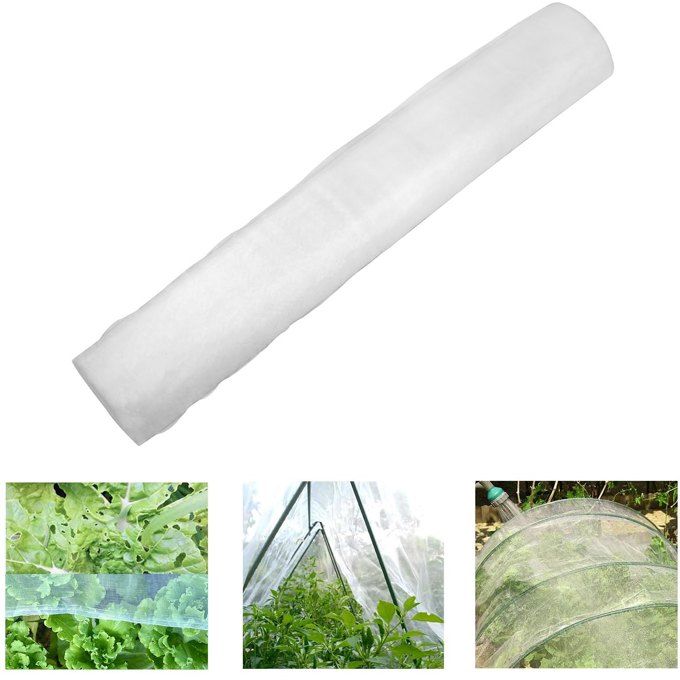 1.2M x 31M Mosquito Bug Insect Bird Fine Mesh Net Barrier Hunting Blind Garden Screen Netting for Protect Your Plant Fruits Flower