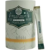 Himalayan Shilajit Sticks with Natural Honey & Saffron | 30 Sachets | 75%+ Fulvic Acid, 85+ Trace Minerals | Energy & Vitality Booster for Men & Women | Easy to Consume, Immunity & Stamina Support