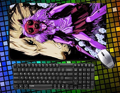 Hayao Miyazaki Princess Mononoke Large Mouse Pad 60cmx35cm anime charactors San Ashitaka Wolf mousepad Desk Pad Table Play Mat (22)