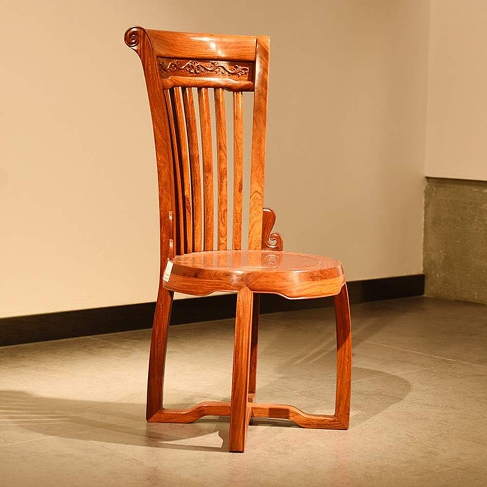 Amazon Com Yadsheng Dining Chair Wooden Dining Chair High Back Carved Chair Is Compact Suitable Home Bars Chairs Color Brown Size 45x45x106cm Chairs