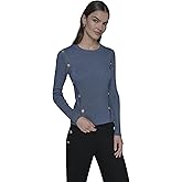 KARL LAGERFELD Women's Long Sleeve Crewneck Classic Essential Sweater