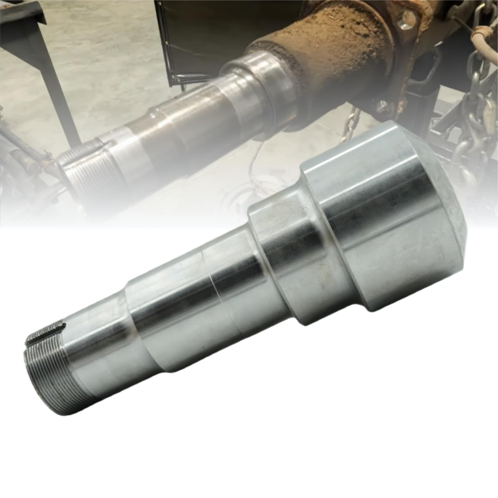 Photo 1 of Spindle for Dodge Ram 3500 with DRW 2003-2010, for Ram 3500 with DRW 2011-2025, Differential Axle Housing Spindle Ends, Weld-on Housing Ends for Dual Rear Wheel Ram 1-Tons