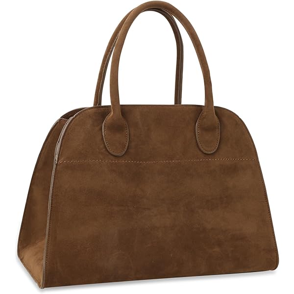 Amazon.com: Suede Large Tote Bag for Women Retro Suede Purses