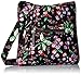 Vera Bradley Women's Cotton Hipster Crossbody Purse, Winter Berry, One Size