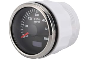 MAVIS LAVEN 52mm 6000RPM Tachometer LCD Auto Gauge Aluminum Alloy for Automotive Outboard Engine Motorcycle
