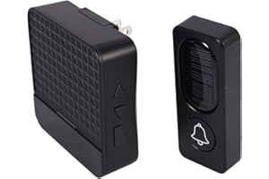 Cenroelon 300M Long Range Solar Power Wireless Waterproof Doorbell Light Control Sensor with Transmitter+ Receiver Door Bell 