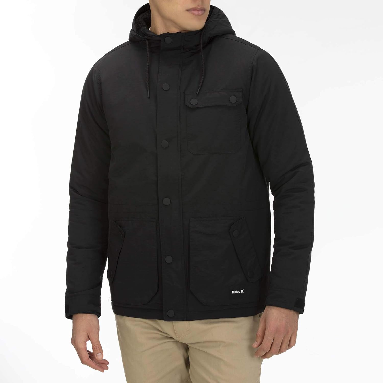 Hurley mens Slammer Jacket: Clothing