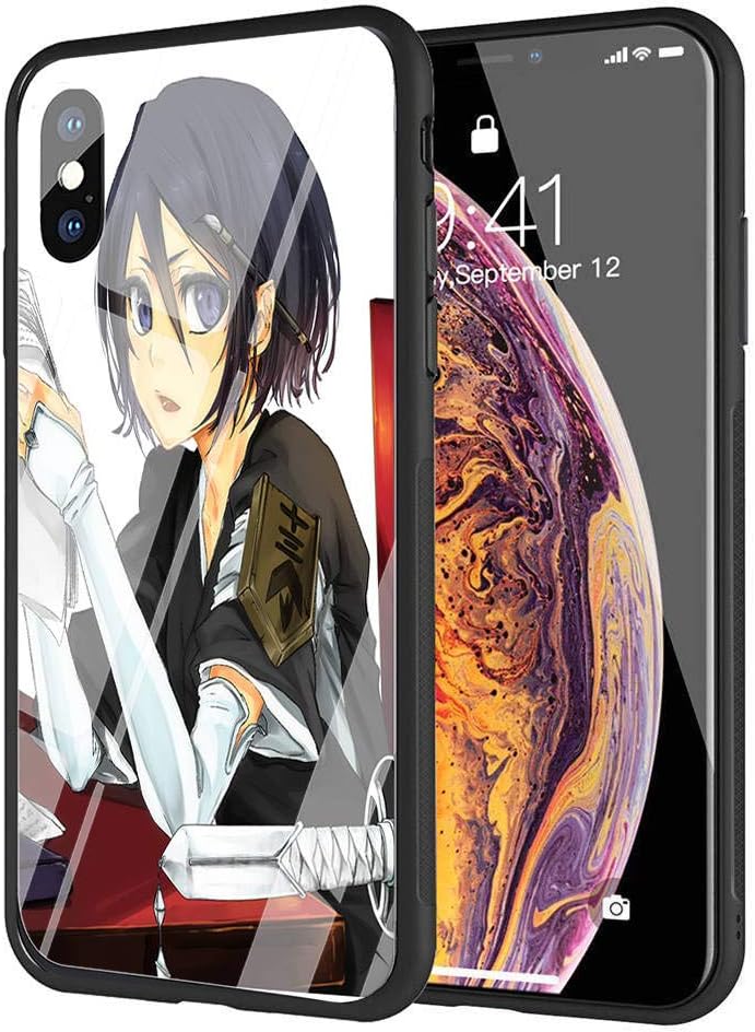Amazon Com Yzsgp Aa 131 Bleach Rukia Phone Case For Iphone 5 5s Se Tempered Glass Back Cover With 360 Degree Full Strong Protection