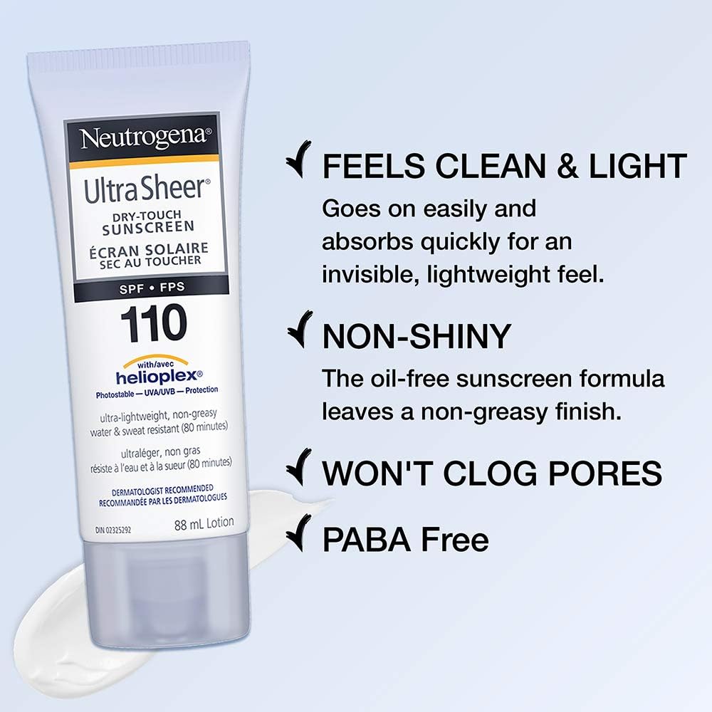 neutrogena spf 110 sunscreen