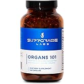 Suppgrade Labs Organs 101 by Dave Asprey | Daily Vital Nutrient Support | 100% Grass-Fed Beef Organs Supplement | Freeze-Dried Liver, Heart, Kidney, Pancreas, and Spleen | Non-GMO | 30 Day Supply