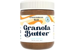 KWEEN Oat Haus Cinnamon Roll Granola Butter | Peanut-free, Almond (Tree-Nut) Free, & School-Safe (Top 8 Allergen Free) | Cookie Butter Alternative