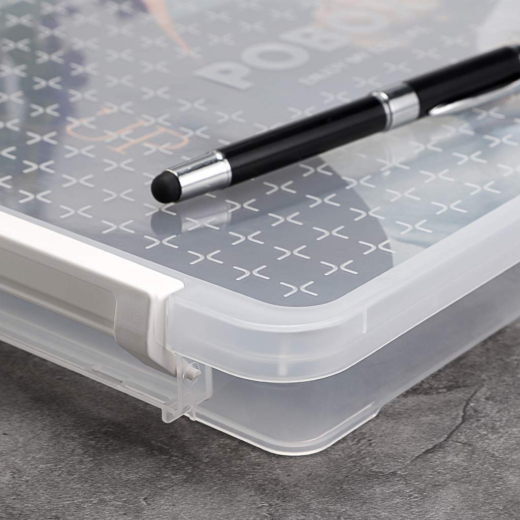 Mua BTSKY A4 Plus Clear Transparent PP Plastic Stackable Storage Box ...