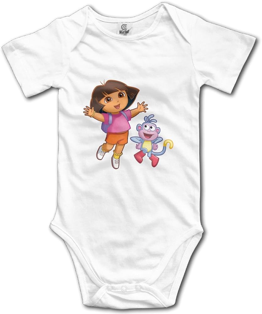 Dora The Explorer Boots Funny Friend Bodysuits Funny Organic Baby