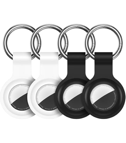 Amazon.com: Apple AirTag Case 4 Pack, Anti-Lost Holder with