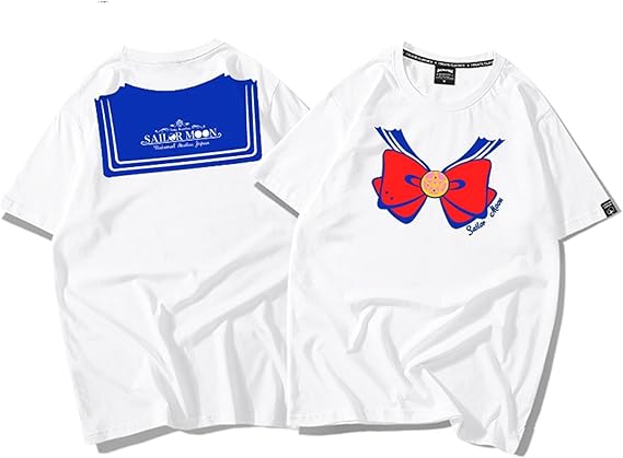 Amazon Tシャツ 半袖 トップス ティーシャツ 夏服 クルーネック 半袖tシャツ 美少女戦士セーラームーン レディース 女性 学生 春 夏 おしゃれ 大きいサイズ かわいい 面白い 21年新型 Tシャツ カットソー 通販