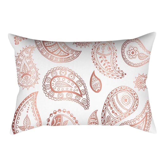 TianWlio Kissenbezug Zierkissenbezüge Deko Dekorative Rose Gold Pink Kissenbezug Platz Kissenbezug Home Decoration (30cm * 50