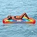 LetsFunny Inflatable Rainbow Pool Float, Large Outdoor Swimming Pool Inflatable Float for adults