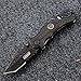 Coleman Black Folding Knife, Liner Lock Assisted Opening Tactical Hunting Knife, 4.5 Inch Closed - CM1006