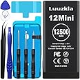 Luuzkla 12500mAh (2025 New Upgrade) Battery Compatible with iPhone 12 Mini, Super Capacity Battery Replacement Compatible with iPhone 12 Mini, with Full Tool Kits-0 Cycle -24 Months Service