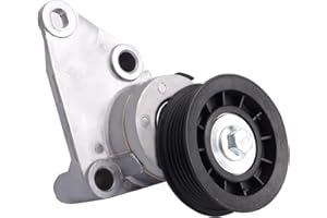 GDYDI 38158 Drive Belt Tensioner Assembly with Pulley Compatible with 1999-2008 Silverado Sierra 1500 2500, 2003-2008 Escalade Tahoe Yukon Escalade, Replace 88929140