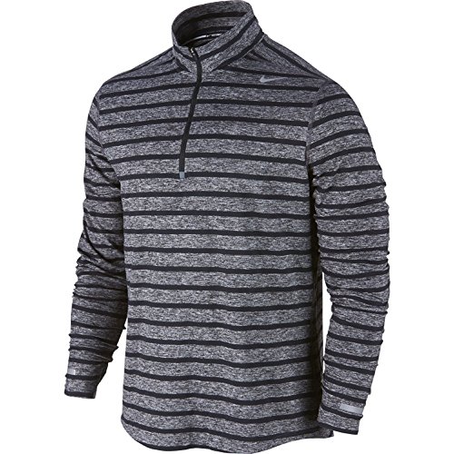 Nike Men's Element Stripe Half Zip Running Shirt