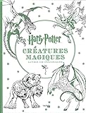 Harry Potter Créatures magiques : Livre de coloriage [ Coloring Book ] (French Edition) by 