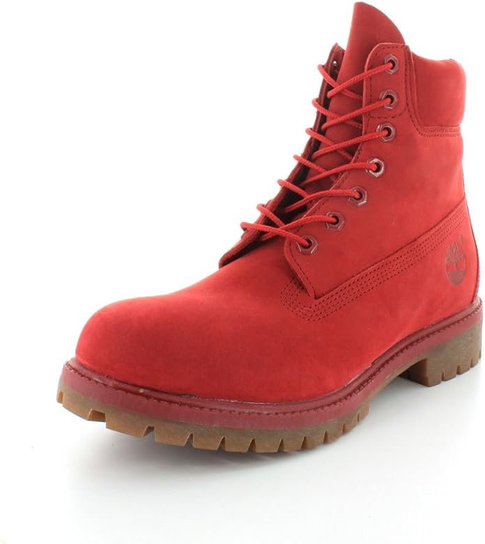 timberland 6 inch red