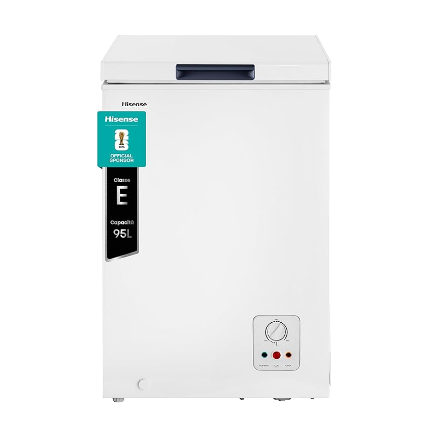 Hisense MCF95E Congelatore a Pozzo 95 L di capacità, Silenzioso 40 dB