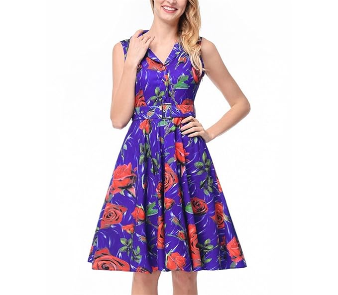 abito a fiori elegante