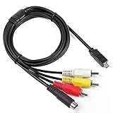 ANTOBLE 5ft AV A/V Audio Video RCA S-Video Cable