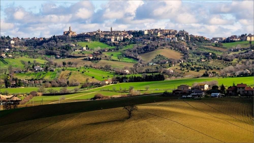 5D Diamond Painting Marche Italy Cross Stitch Full Diamond Embroider Crystal Wall Painting 40X50Cm