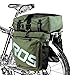 Bike Pannier Bag with Rain Cover,Bicycle Rear Seat Trunk Bag Waterproof, 3 in 1 Rear Rack Bicycle Saddle Bag for Cycling